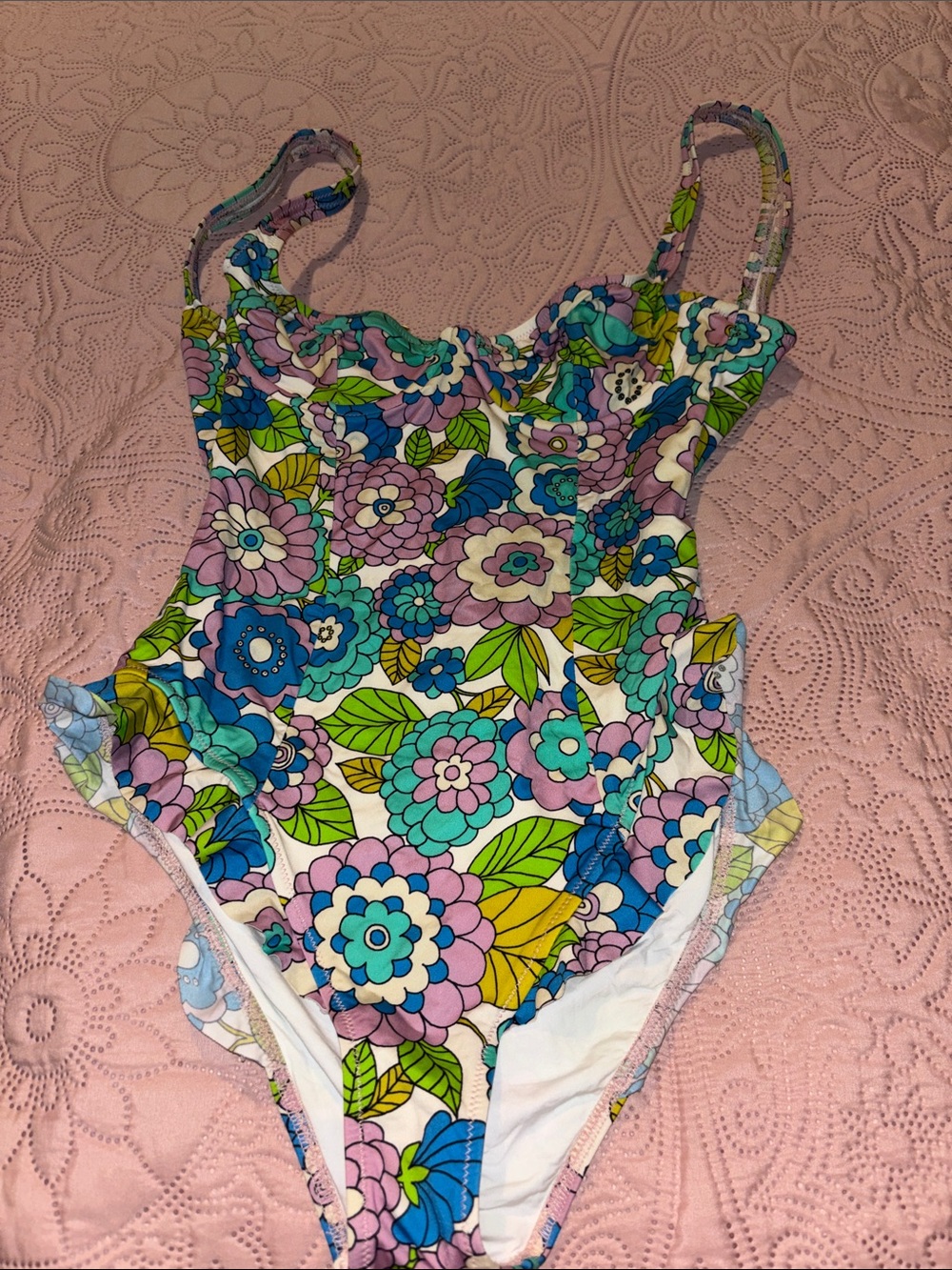 Bodo Bar Or women Floral Swim Bottoms in Multicolor